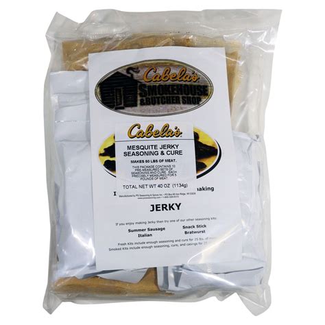 Cabelas Smokehouse Jerky Seasonings Mesquite Boondock S Jerky