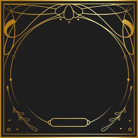 Vintage Collection Art Nouveau Badge Free Vector Rawpixel