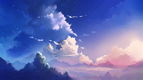 Anime Clouds Wallpapers - Wallpaper Cave