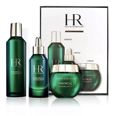 Helena Rubinstein Hr 赫蓮娜 綠寶瓶 植物幹細胞再生修護基礎保養套裝（活膚水200ml 精華露50ml 乳霜50ml