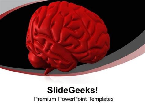 Illustration Of Human Brain Powerpoint Templates Ppt Backgrounds For Slides 0713