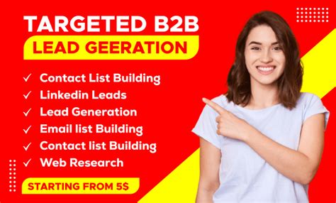 Do Targeted B2b Linkedin Lead Generation And Email List Building By