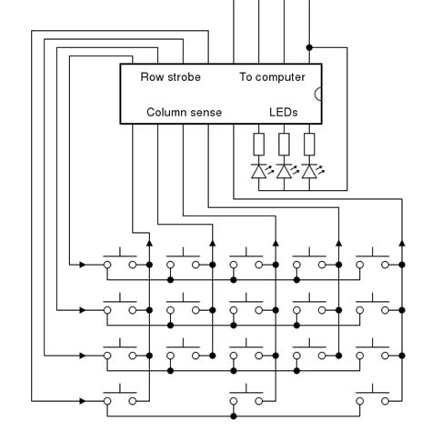 Computer Keyboard Circuit Diagram - Circuit Diagram