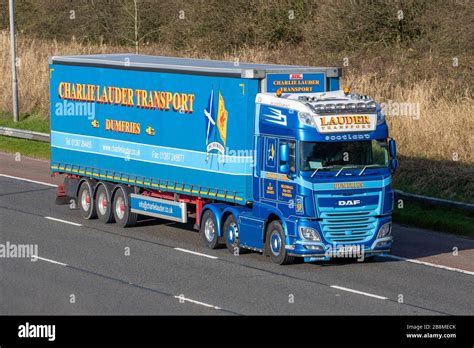 Charlie Lauder Transport Dumfries Haulage Delivery Trucks Lorry