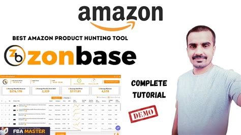 Best Amazon Product Hunting Tool In Zonbase Amazon Fba Youtube