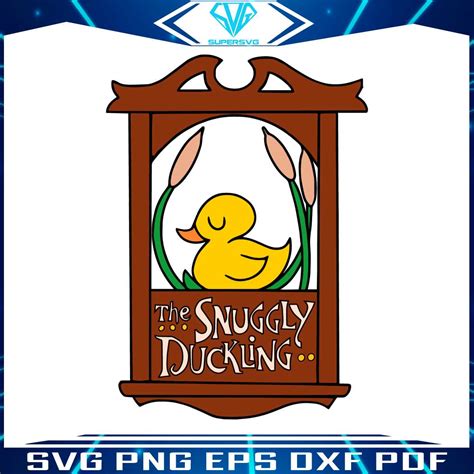 The Snuggly Duckling SVG Tangled Series SVG Digital File