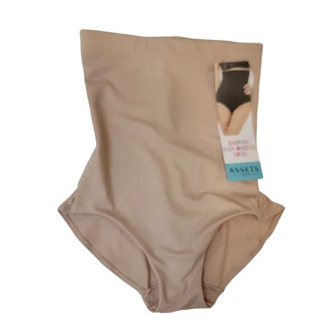 SPANX ASSETS SHAPER Woman Medium Nude Shaping High Waisted Brief