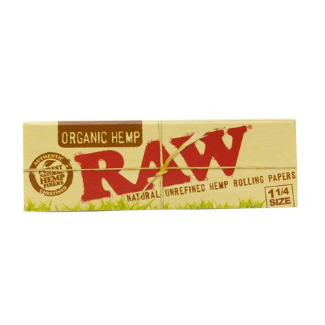 Raw 1 25 Organic Hemp Rolling Papers Planet Caravan Smoke Shop