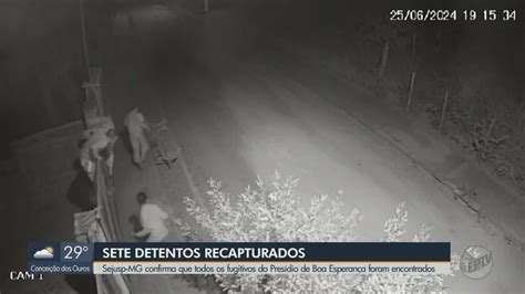 Detentos que fugiram de presídio em MG já retornaram ao sistema