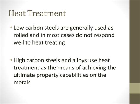 Ppt Heat Treatment Of Metals Powerpoint Presentation Free Download Id6568176