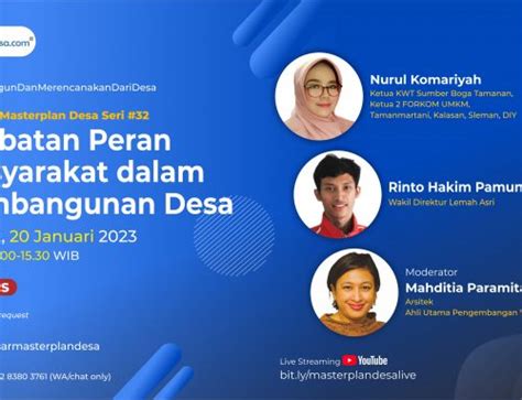 Webinar Seri 29 Pengembangan Desa Wisata Berbasis Potensi Alam Dan