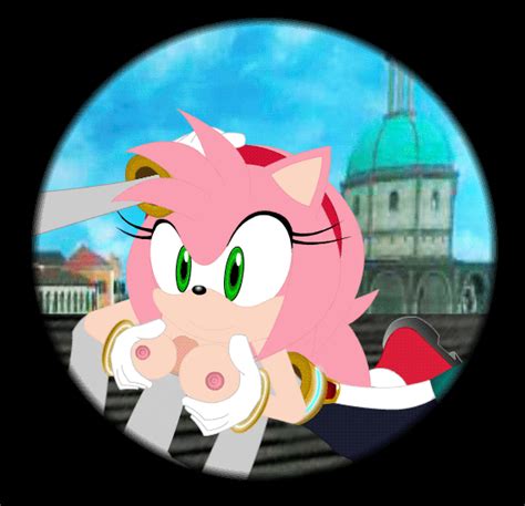 Rule 34 Amber Eyes Amy Rose Animated Anthro Breasts Closed Eyes Duo Erection Eyelashes Feline