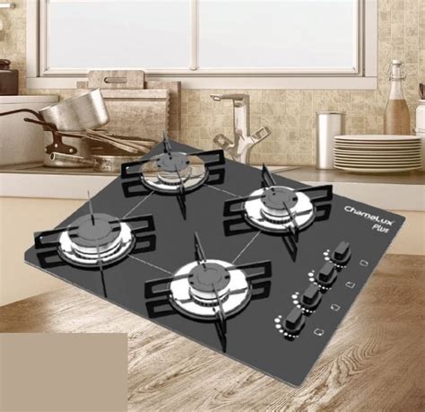 Cooktop Bocas Chamalux Autom Tico Preto Plus Bivolt Wt Promo Es