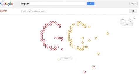 Zerg Rush Google Easter Egg Game Attacks Search Results | IBTimes