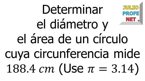 Como Calcular La Circunferencia De Un Circulo Sabiendo El Diametro