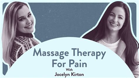 Massage Therapy For Pain And Sexual Function YouTube