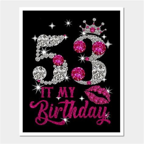 Birthday Diamonds Queen Gifts Queen Poster Diamond Crown Its My