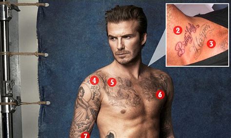 David Beckham S Tattoos And The Special Meaning Behind Each Design