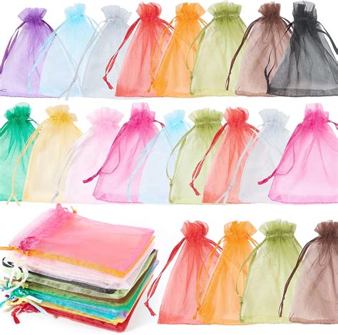 St Ck Organzas Ckchen Bunt Organzabeutel X Cm Geschenkbeutel