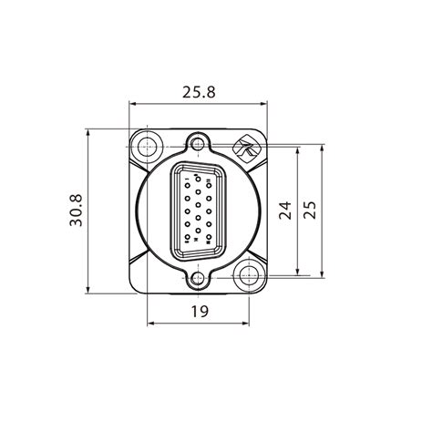 Roxtone Vga Female Through Socket Nickel Plated Shell Stage One