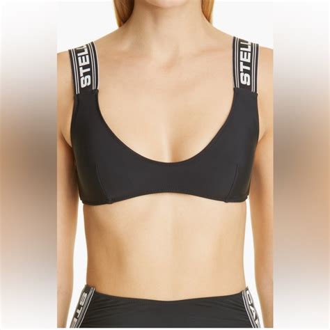 Stella McCartney Swim Stella Mccartney Stella Logo Swim Bikini Top Poshmark