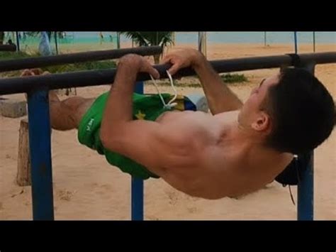 Treino De Calistenia Street Workout Muscle Angel Back Hefesto