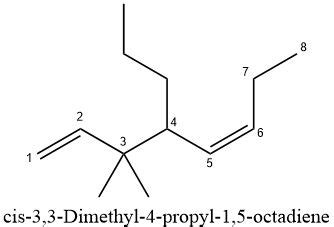 Draw The Structure Corresponding To The Following Systematic Name Cis