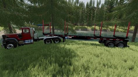 Fs Lizard Lt Semi Log Trailer V Farming Simulator