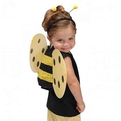 Child Size Honey Bee Wings and Antenna Costume