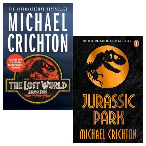 jurassic park  lost world jurassic park collection  books set