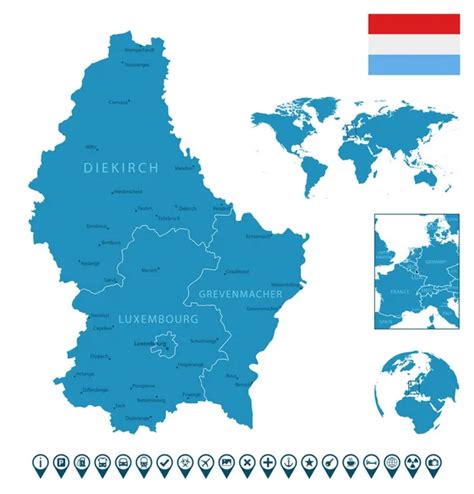 Áustria Mapa Detalhado País Azul Cidades Regiões Localização Mapa