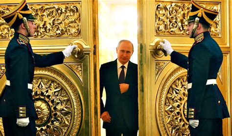 Russian President Vladimir Putin Enters Russian President Vla