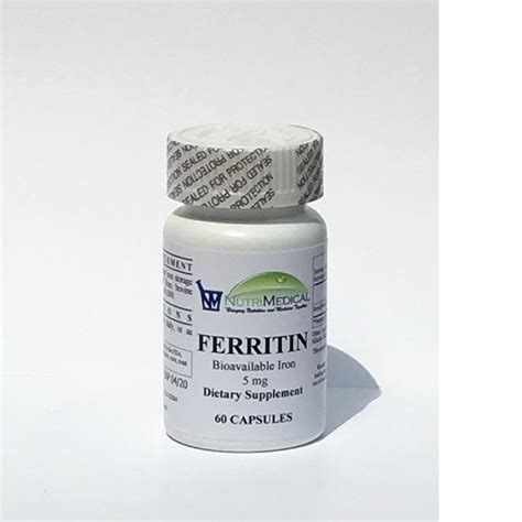 Ferritin ( Organic Iron 3) (60 Caps) – NutriMedical