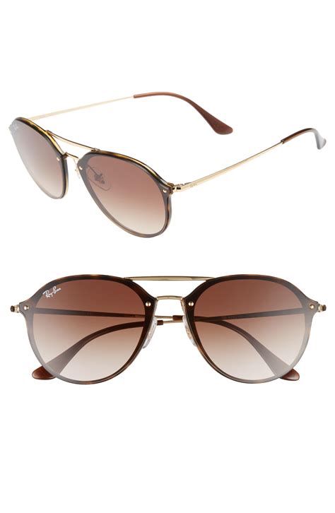 Ray Ban 62mm Gradient Lens Aviator Sunglasses Havana In Brown Lyst