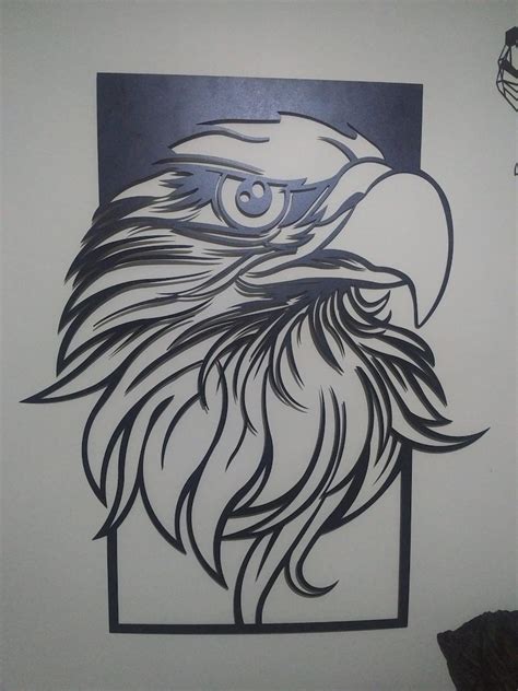 Bald Eagle 003 DXF File Good for CNC Plasma and Laser Cut - Etsy