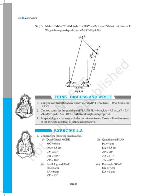 Ncert Book For Class 8 Maths Chapter 4 Practical Geometry