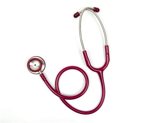 Premium Photo Stethoscope Isolated On White Top View Medical Tool