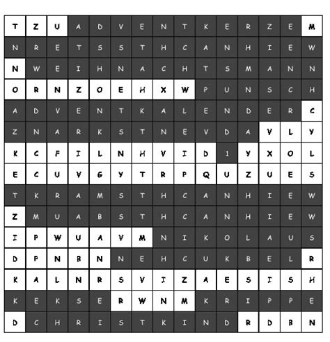 Weihnachtssuchrätsel Suchsel Wortsuchrätsel Link und