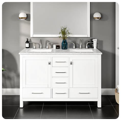 Buy Eviva 48 Inch Bathroom Vanity With Sink White Bathroom Vanity With