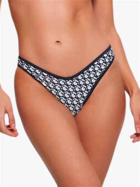 Guess Dames Bikini Broekje Brazilian Blauw