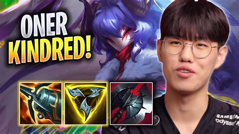 ONER LITERALLY GOD MODE WITH KINDRED T1 Oner Plays Kindred JUNGLE Vs