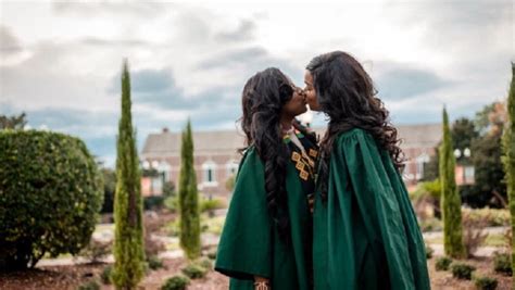 Campus Love Meet Famus Lesbian Couple Shay And Kya Kissing During