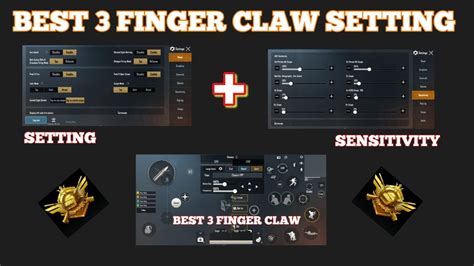 Pubg Mobile Best Finger Claw Setup Settings And Sensitivity Ever