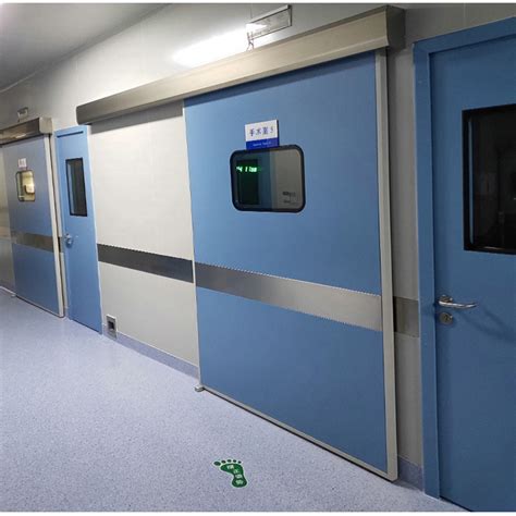 Automatic Steel Gmp Standard Clean Room Sliding Doors For