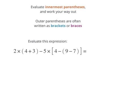 Brackets And Braces Algebra School Yourself