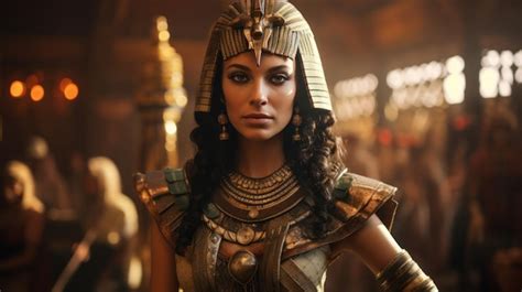 Premium AI Image | Cleopatra Queen of Ancient Egypt political prowess ...