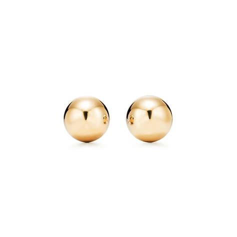 Tiffany HardWear Ball Earrings In Yellow Gold 8 Mm Tiffany Co