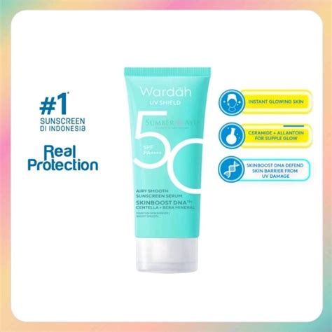 Jual Wardah Uv Shield Airy Smooth Sunscreen Serum Spf Pa Ml