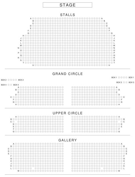 King's Theatre Glasgow Seating Plan for Musicals and Plays