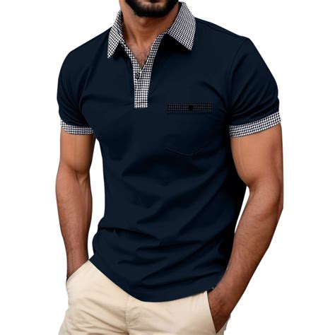 Akiihool Polo Shirts For Men Slim Fit Men S Classic Short Sleeve Solid